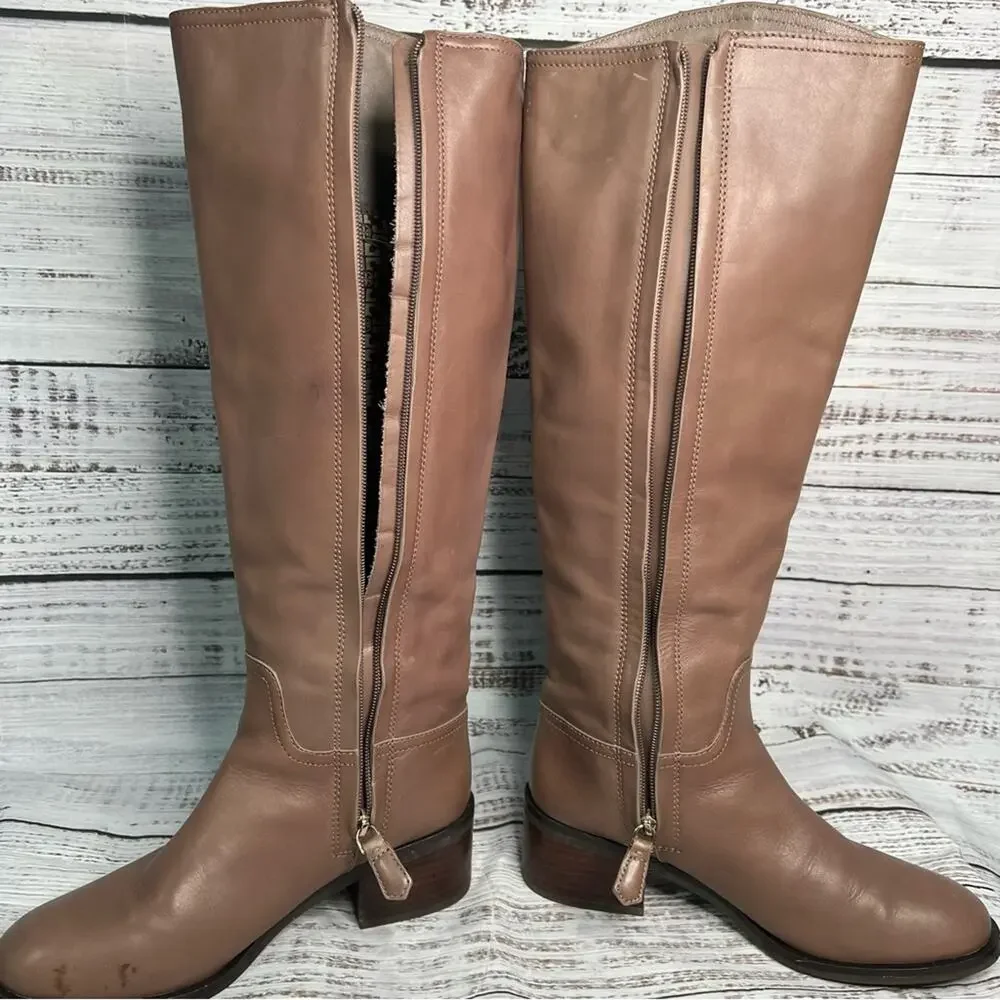 Tory‎ Burch Size 8 Riding Boot Leather Fulton 55mm Boot 31148386